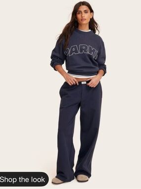 Dark Navy Parker Crewneck Sweatshirt - Parker